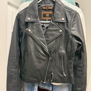 FRYE AND CO. Women's Black Leather Jacket